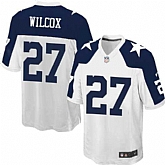 Nike Men & Women & Youth Cowboys #27 Wilcox Thanksgiving White Team Color Game Jersey,baseball caps,new era cap wholesale,wholesale hats